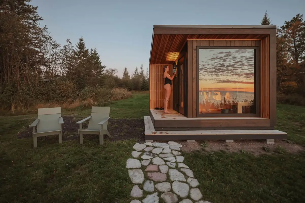 Cedar and Stone Nordic Sauna in Duluth, MN