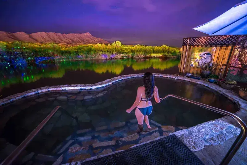 Riverbend Hot Springs in Truth or Consequences, NM