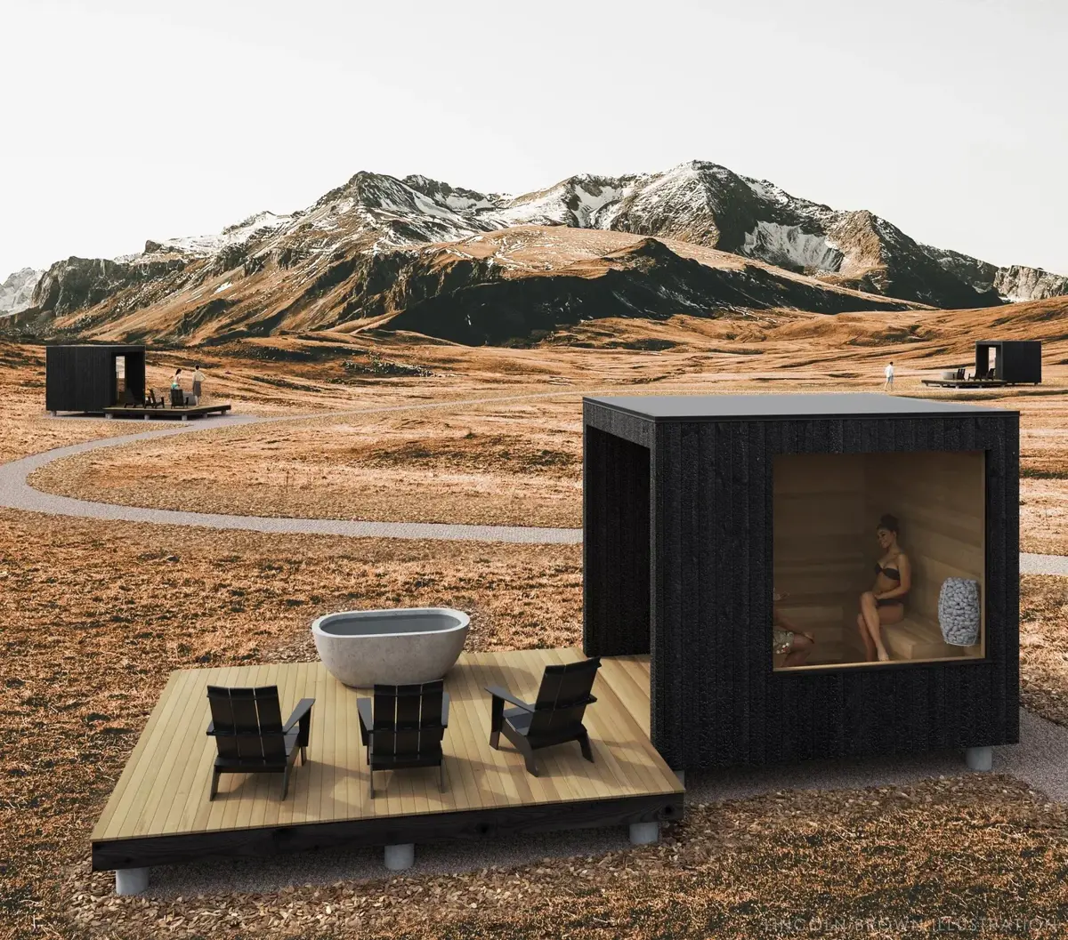 SAVU Pop-Up Sauna in Cambridge, VT