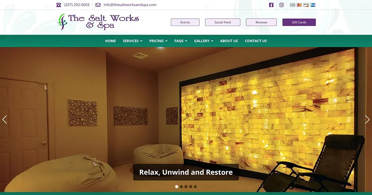 The Salt Works & Spa in Biddeford, ME